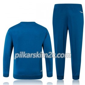 Dziecięca Juventus Komplet Bluzy Treningowe 2017-18 Niebieski